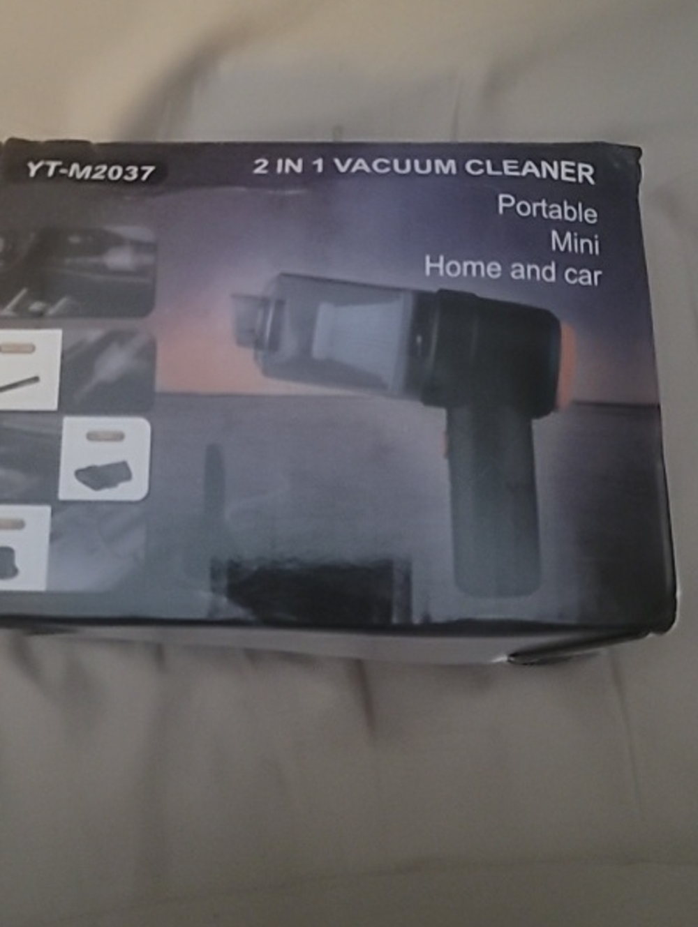 Portable Mini 2-in-1 Vacuum Cleaner - Black